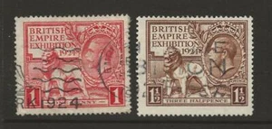 GB SG430-1 1924 British Empire Exhibition Wembley Set Fine Used UK P&P Free - Picture 1 of 1