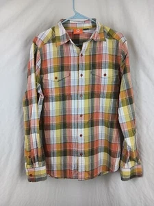 Merrell Button Down Men's Shirt Size Medium Pockets M Flannel - Picture 1 of 5