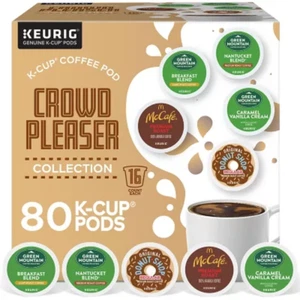 Crowd Pleaser Variety Pack, Single Serve Pods, 80 Ct. - Picture 1 of 12