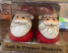 Johanna Parker Transpac Santa Salt & Pepper Shakers Retro Vntg Christmas Decor