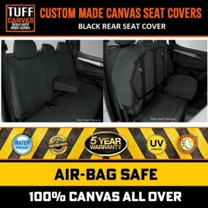 Tuff TRADE 3rdROW Canvas Seat Covers For Toyota Prado 150 GX GXL 7 Seat 09-24 CH - Picture 1 of 6