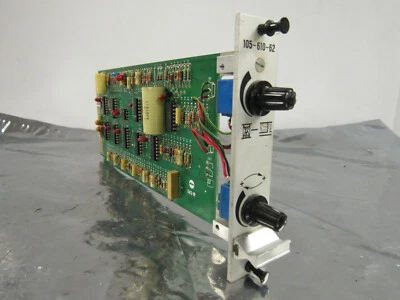 PLESSEY 105-610-62 10561062 PC BOARD WITH DUAL KNOBS ***XLNT*** - Image 1 of 4