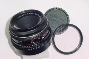 Carl Zeiss Jena DDR Tessar f2.8 50mm Manual Focus Prime Lens M42 Screw Mount - Picture 1 of 6