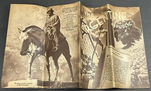 Folleto de viaje vintage 1939 Feria Mundial Argentina guía turística Art Deco años 30 - Imagen 1 de 21