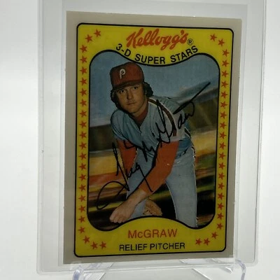 1981 Kellogg's Tug McGraw Baseball Card #37 NM-Mint FREE SHIPPING - Image 1 of 3