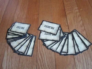 Hold'em-Opoly Ersatz Spiel Teile Poker Karten Call'Em Raise'Em 28 KOSTENLOSER VERSAND - Bild 1 von 3