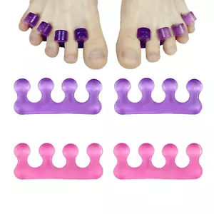4 Pcs Toe Separators for Pedicure,Toe Separators for Women,Easy Finger and Toena - Picture 1 of 12