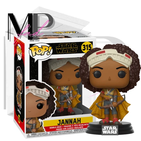 Star Wars Funko POP 315 Jannah Vinyl Figure Rise of Skywalker 39884 PROTECTOR Cover