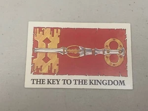 Vintage 1992 Golden Key to the Kingdom Game Treasure Card - Key to the Kingdom - Picture 1 of 2