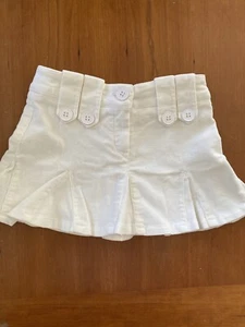 Spoiled Pink (Italy) Ivory Fine Wale Corduroy Gored Skirt - 5 Years - Picture 1 of 4