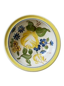 Red Wing Hand Painted Yellow Bowl 8-3/4” x 2-1/4” in Excellent Used Condition - Picture 1 of 3