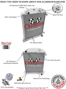1932 Ford Street Rod 3 Row Alliant Radiator Hi-boy style(Chevy V8) - Bild 1 von 7