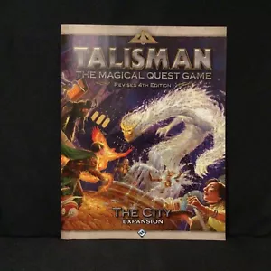 Talisman FFG REVISED 4th THE CITY Expansion Rulebook Rules Replacement Book - Picture 1 of 8