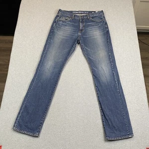Pantalones de mezclilla Chaps para hombre 34x34 vintage ajustados rectos algodón desgastado trabajo grunge papá * - Imagen 1 de 22