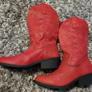 Rampage Red Western Boots for Women for 