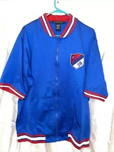Le Jean De Marithe Francois Girbaud Varsity 38 Jacket Track Sweatshirt Sz XL - Picture 1 of 9