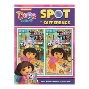 Nickelodeon Dora the Explorer Spot the Difference 32 Pages Kids Activity Book - Imagen 1 de 6