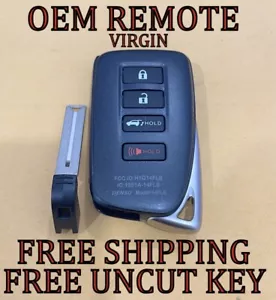 OEM 2020 2021 LEXUS NX200T NX300 NX300H LX570 SMART KEY PROX REMOTE FOB HYQ14FLB - Picture 1 of 5