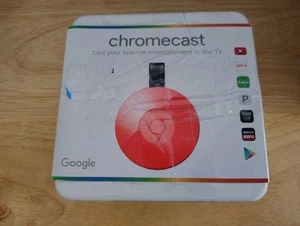 Google Chromecast (2nd Generation, 2015) Digital HD Media Streamer Red - Picture 1 of 9