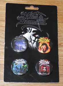 King Diamond 2016 King Diamond Pin Pack Official Tour Merch NEW ON CARD abigail - Picture 1 of 4