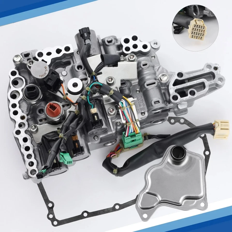 Cuerpo de válvula CVT JF016E 2015-2018 reconstruido con solenoides Nissan Rogue 2,5 L Foto 1 de 1