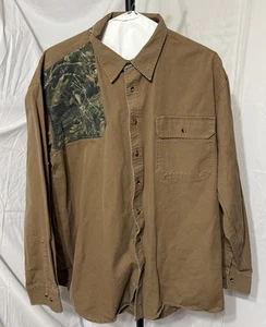 Cabelas Herren Camouflage Schulter Skeet Schießhemd braun 2XLT 100% Baumwolle - Bild 1 von 10