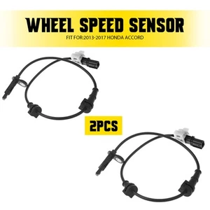 Pair Rear LH RH ABS Wheel Sensor Speed Set 57470-T2F-A01 Fit 13-17 Honda Accord - Picture 1 of 11