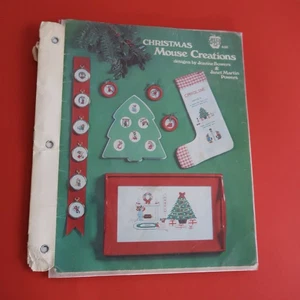 Vintage Weihnachtsmaus Mini schönes Kreuzstich Musterbuch - entzückende 90er Nostalgie - Bild 1 von 6
