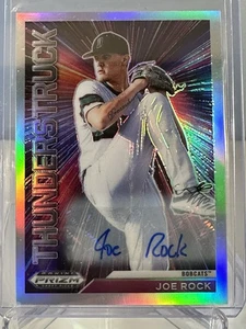 2021 Panini Prizm Draft Picks JOE ROCK THUNDERSTRUCK AUTO SILVER PRIZM - Foto 1 di 2