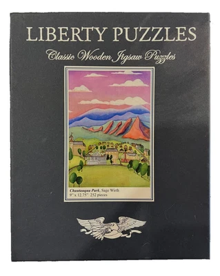 Rompecabezas Liberty - Parque Chautauqua - 252 Piezas COMPLETO - 9" x 12.75" Foto 1 de 3