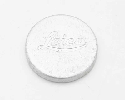 Leica A-36 Silver Logo Metal Flat Front Slip-On Cap 36mm ID (#18976) - Image 1 of 4