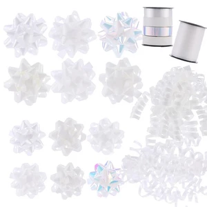 16 Pcs Gift BowsBows for Gift Wrapping and Presents2 Crimped Curling Ribbons2... - Picture 1 of 7