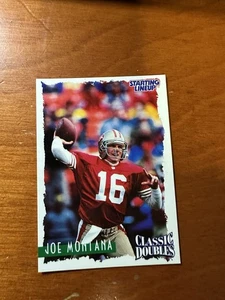 1997 Kenner Starting Lineup Classic Doubles Joe Montana #544918 49ers - Picture 1 of 2