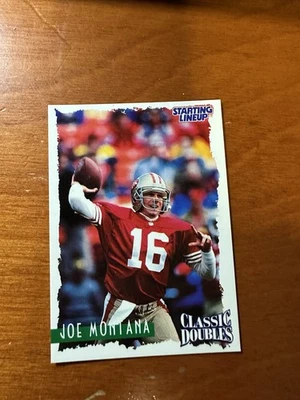 1997 Kenner Starting Lineup Classic Doubles Joe Montana #544918 49ers - Image 1 of 2