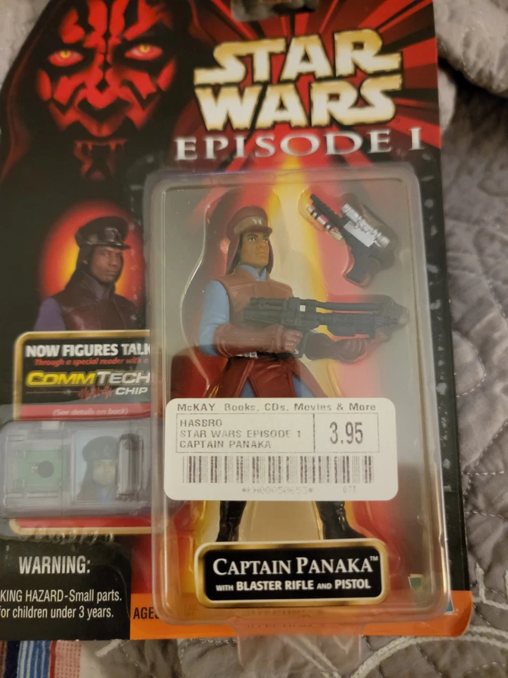 孩之宝星球大战帕纳卡船长带爆破步枪和手枪 84108 可动人偶 — 第 1/1 张图片