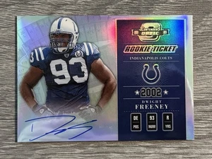 2021 Panini Contenders Optic DWIGHT FREENEY Auto RC {2002} Rookie Ticket #D 9/25 - Picture 1 of 3