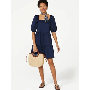 C. Wonder Women's Jasmine Texture Straw Tote Bag, Cognac - Picture 1 of 6