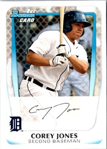 2011 Bowman Prospects Corey Jones #BP43 Detroit Tigers