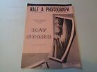 1953 "Half A Photograph" by Bob Russell and Harold Stanley Sheet Music