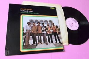 PHAROAH SANDERS LP DEAF DUMB BLIND ORIG FREE JAZZ UK 1971 NM LAMIANTED COVER - Imagen 1 de 2