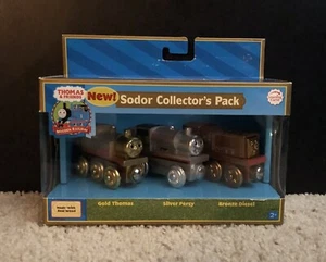 2006 Thomas & Friends Sodor Collector’s Pack - Gold Thomas, Silver Percy, Bronze - Picture 1 of 6