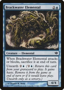 4 Brackwater Elemental 4x x4 - NM/LP - Conflux - SPARROW MAGIC mtg - Picture 1 of 1