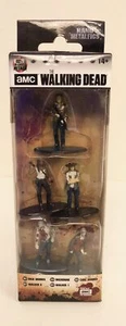 The Walking Dead Nano Metalfigs RICK & CARL Grimes WALKER 1 & 2 MICHONNE Figuras - Imagen 1 de 3
