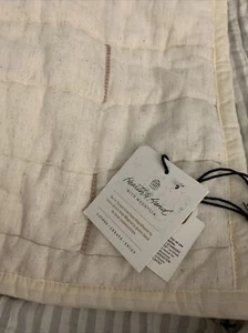 One Hearth & Hand Magnolia Golden Copper Broken Stripe Euro Pillow Sham Neu - Bild 1 von 6
