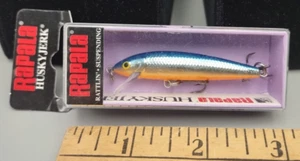 NEW Rapala HJ-6 Husky Jerk  2 1/2" - 1/8oz Silver Blue - Picture 1 of 4