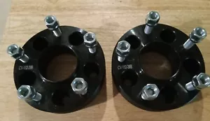 1.5" Black Hubcentric Wheel Adapters 5x4.5 to 5x5 (Hub to Wheel)5x114.3 to 5x127 - Picture 1 of 4