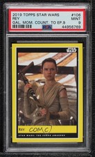 2018 Star Wars Galactic Moments: Countdown to Episode IX /363 Rey PSA 9 MINT w3d