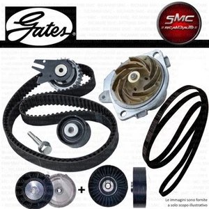 KIT DISTRIBUZIONE GATES +CINGHIA SERV.+ POMPA + 2 TEND.SERV ALFA 147 156 1.9 JTD - Imagen 1 de 10