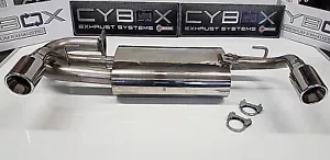 MG TF CAT BACK STAINLESS STEEL EXHAUST SYSTEM REAR SILENCER - Picture 1 of 2