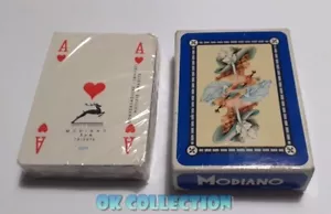 MAZZO CARTE DA GIOCO PUBBLICITARIE RIVISTA GIOIA MODIANO NUOVO SIGILLATO VINTAGE - Picture 1 of 6